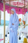 Telekung Travel Eirha Mom & Dotter Ocean Blue 